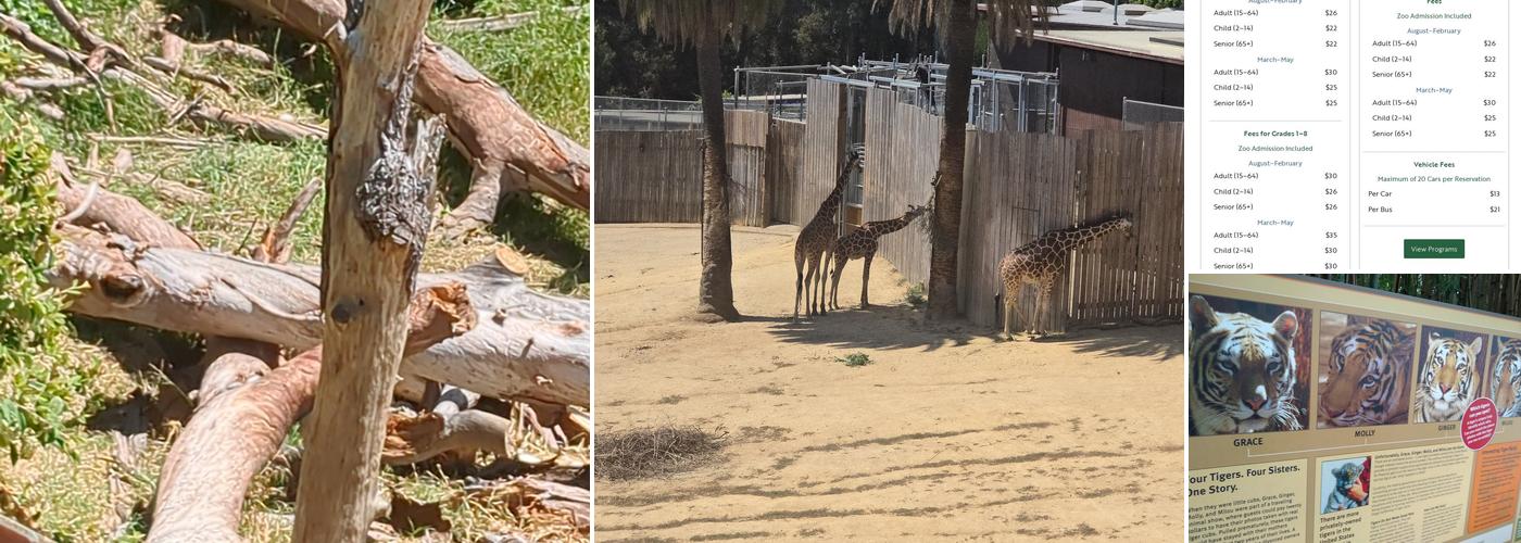 Tuskers Grill at Oakland Zoo Menu