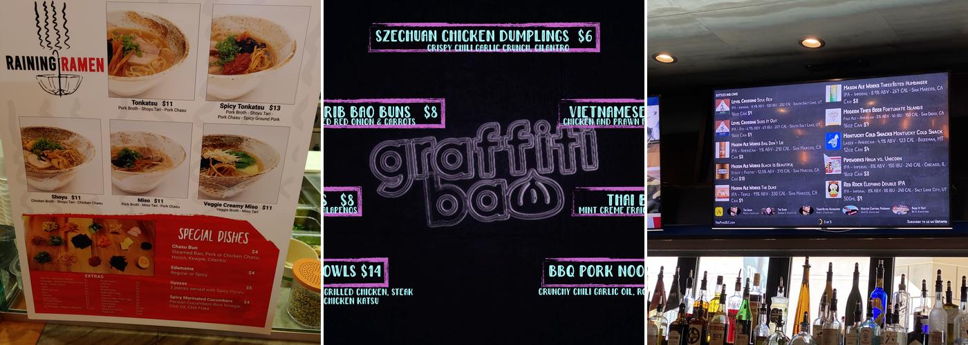 Beer Zombies Menu