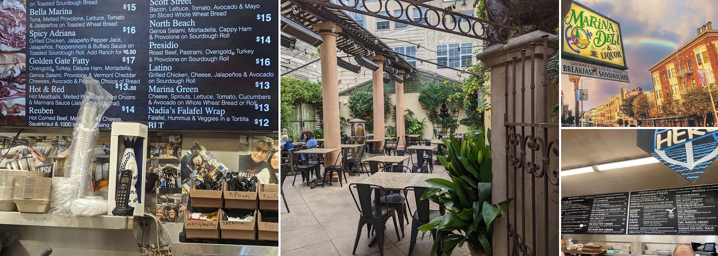 Marina Deli & Liquors Menu