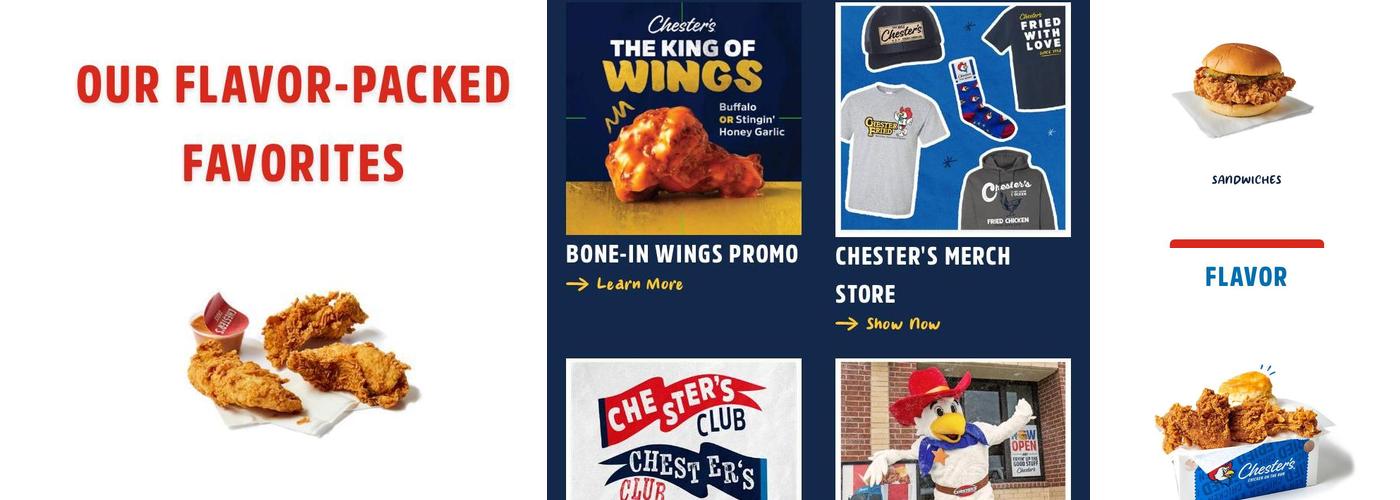 Chester's Chicken Menu