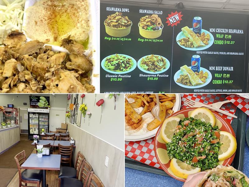 Rocky Shawarma and Donair Menu