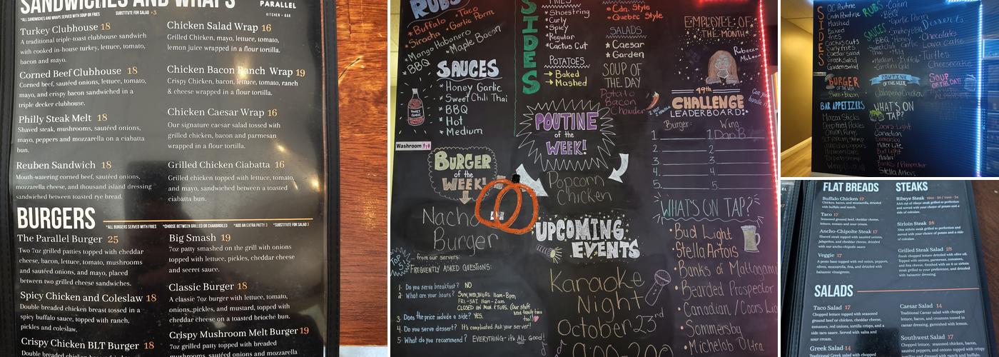49th Parallel Kitchen + Bar Menu