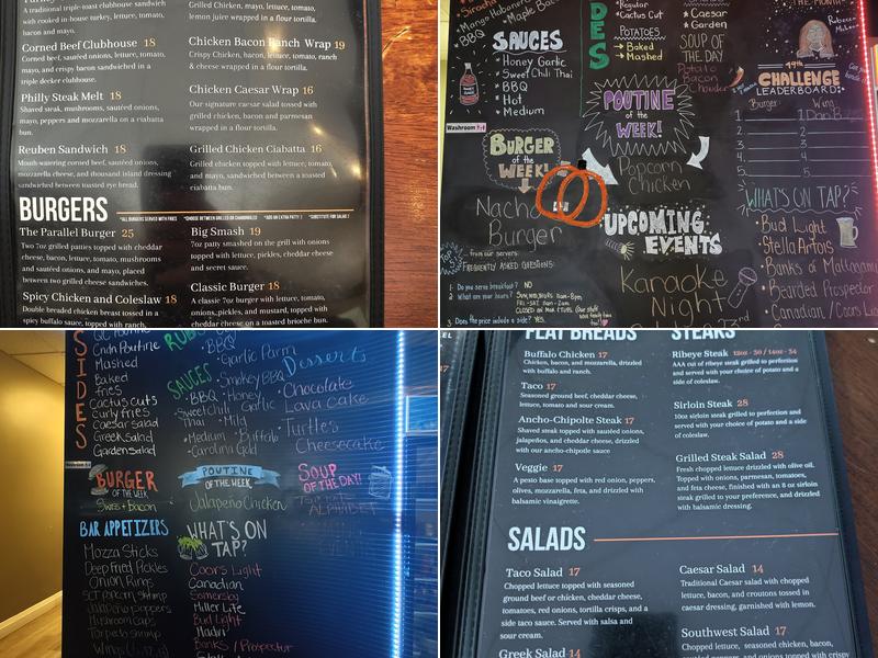 49th Parallel Kitchen + Bar Menu