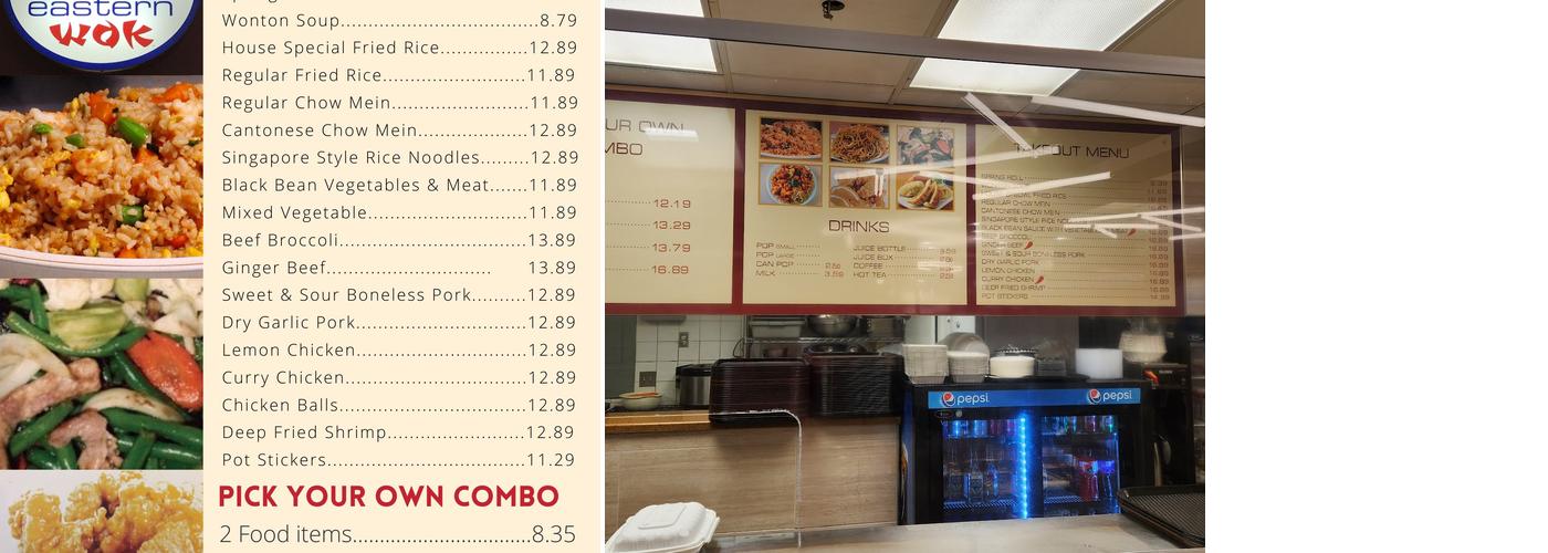 Eastern Wok Menu