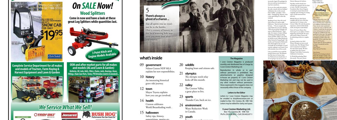 Kokanee Pub Menu