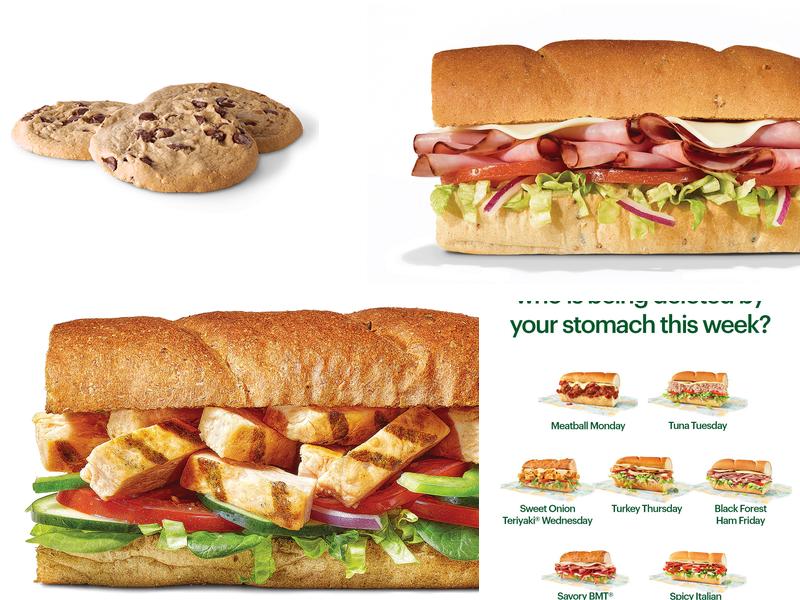 Subway Menu