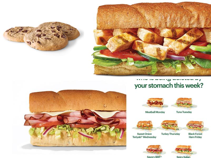 Subway Menu