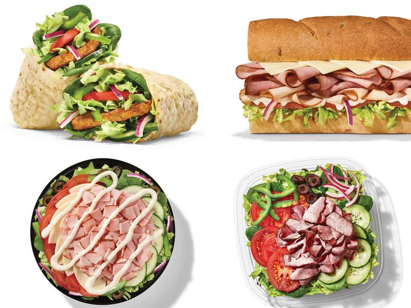Subway Menu