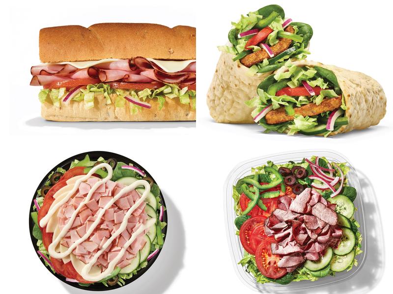 Subway Menu