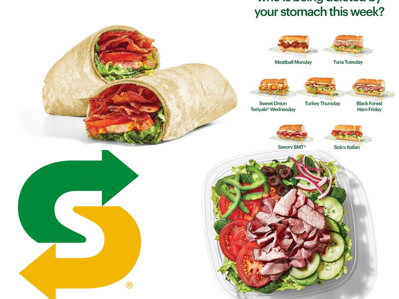 Subway Menu