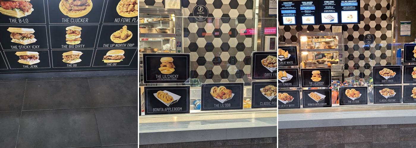 Dirty Bird Chicken + Waffles Express Menu