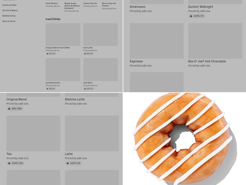Dunkin' Menu