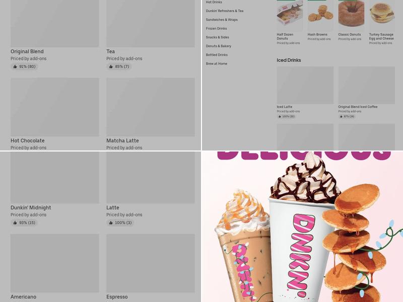 Dunkin' Menu