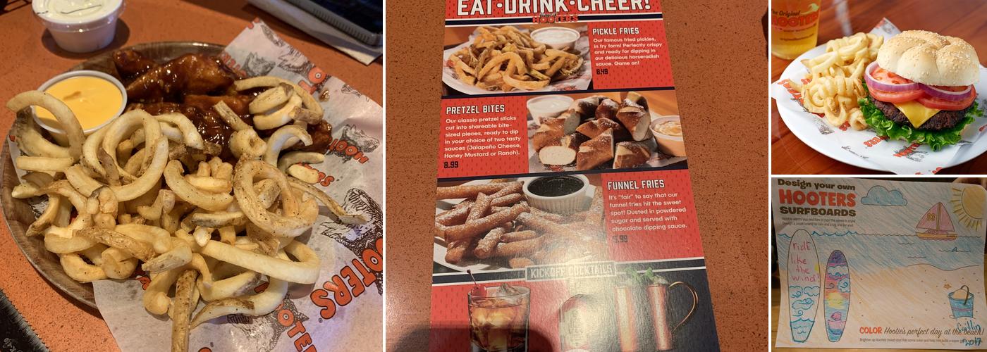 Hooters Menu
