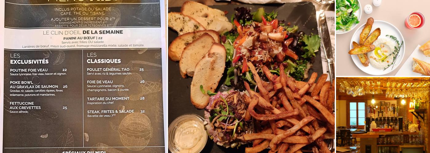 L'Intercolonial Menu