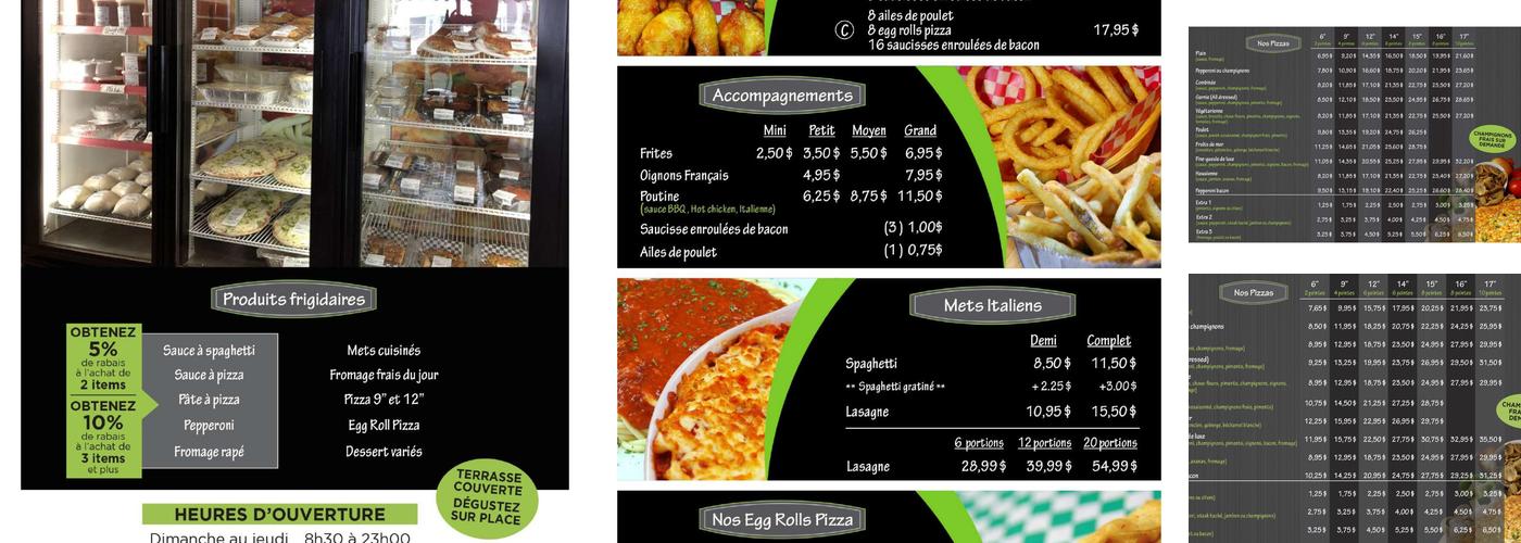 Pizzéria Fine-Gueule Menu