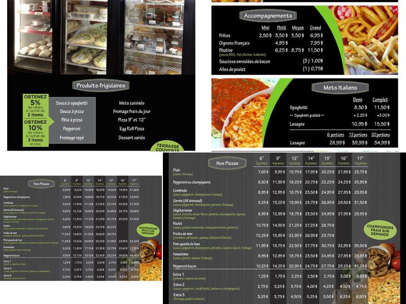 Pizzéria Fine-Gueule Menu