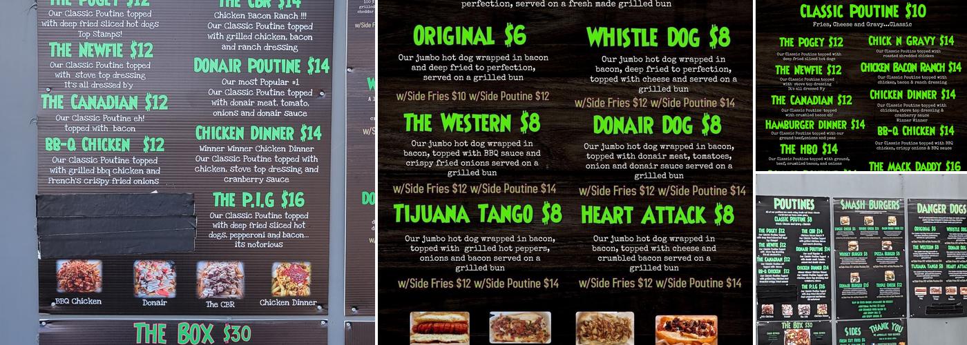Poutinewagon Menu