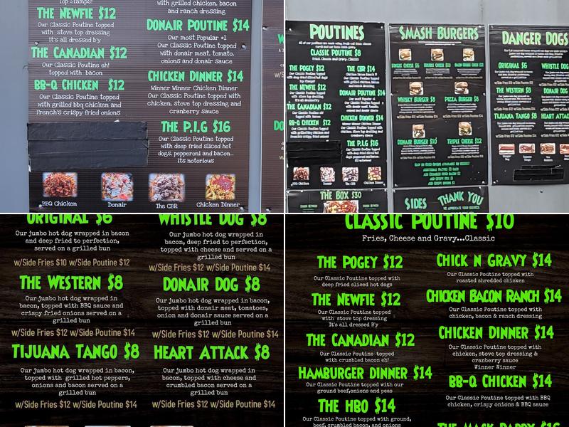 Poutinewagon Menu