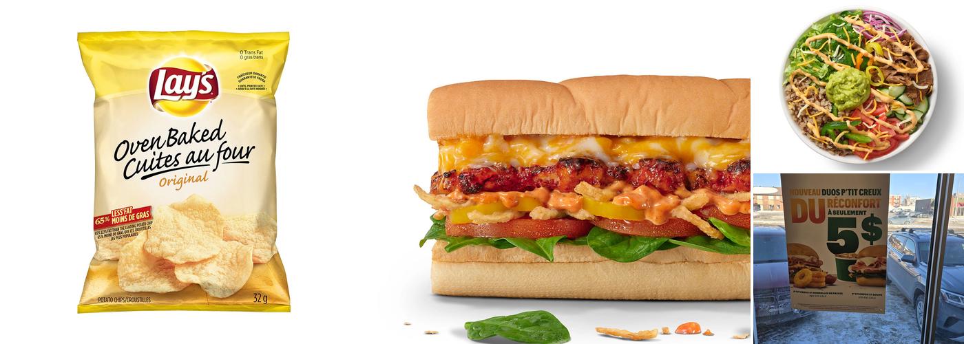 Subway Menu
