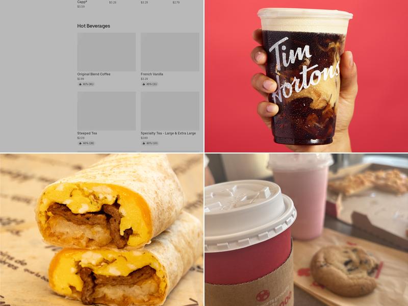 Tim Hortons Menu