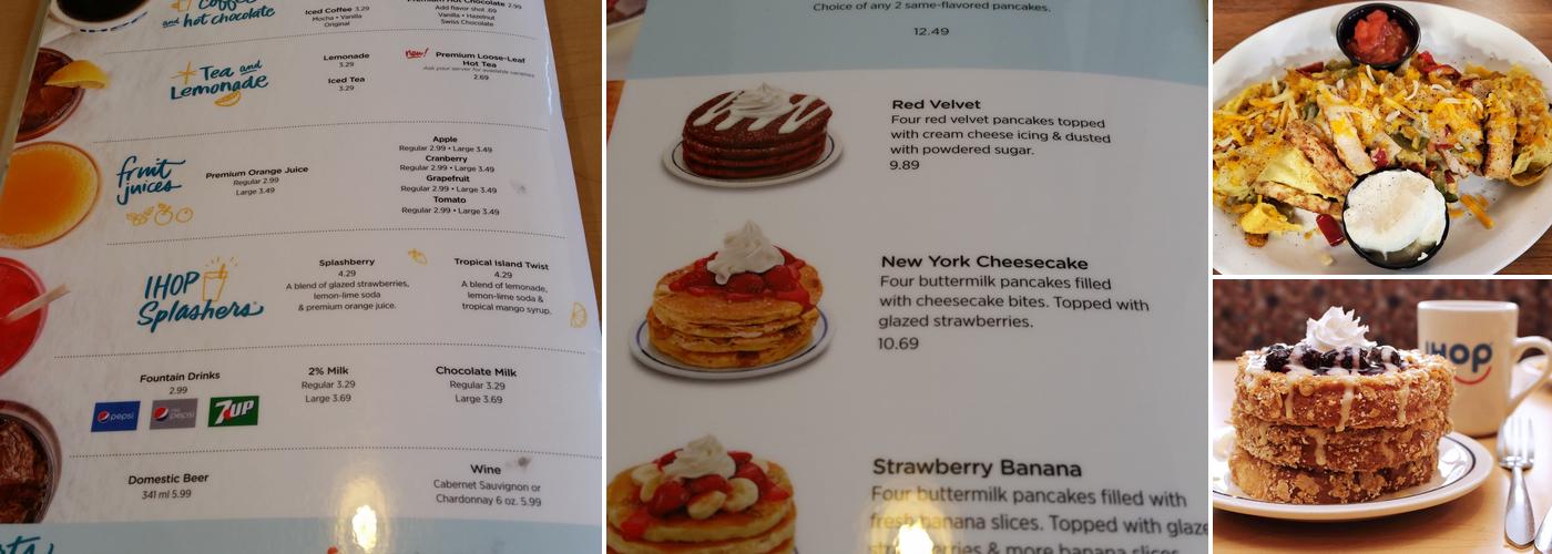 IHOP Menu