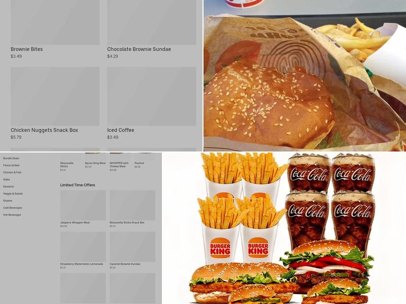 Burger King Menu
