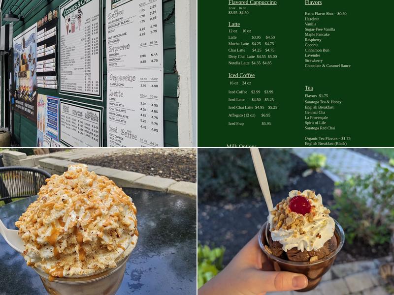 Cookies & Cream Menu