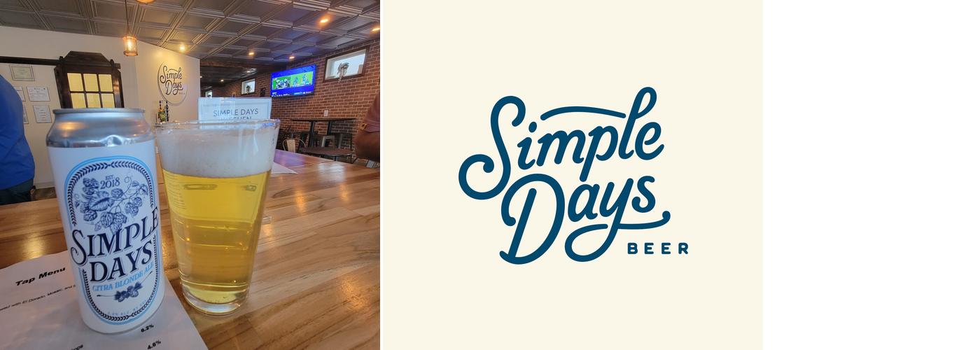 Simple Days Beer Menu
