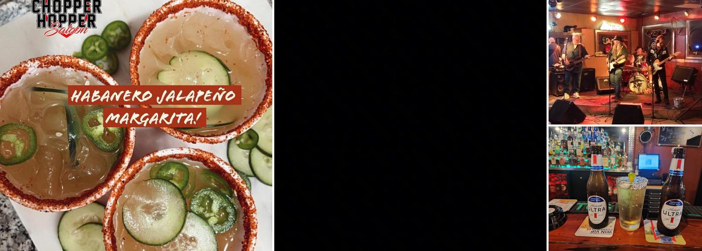 Chopper Hopper Saloon Menu