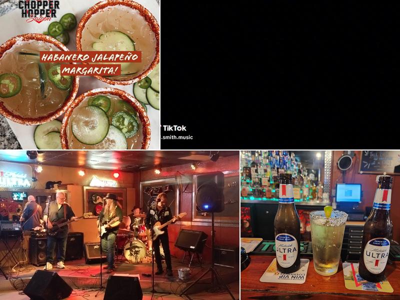 Chopper Hopper Saloon Menu