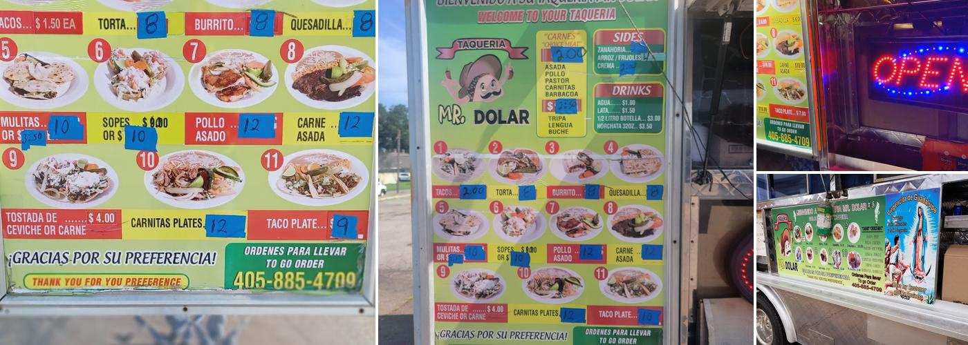 Mr. Dollar #2 Menu