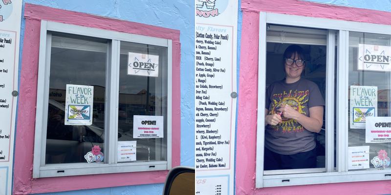 Bumble Snow Shaved Ice Menu