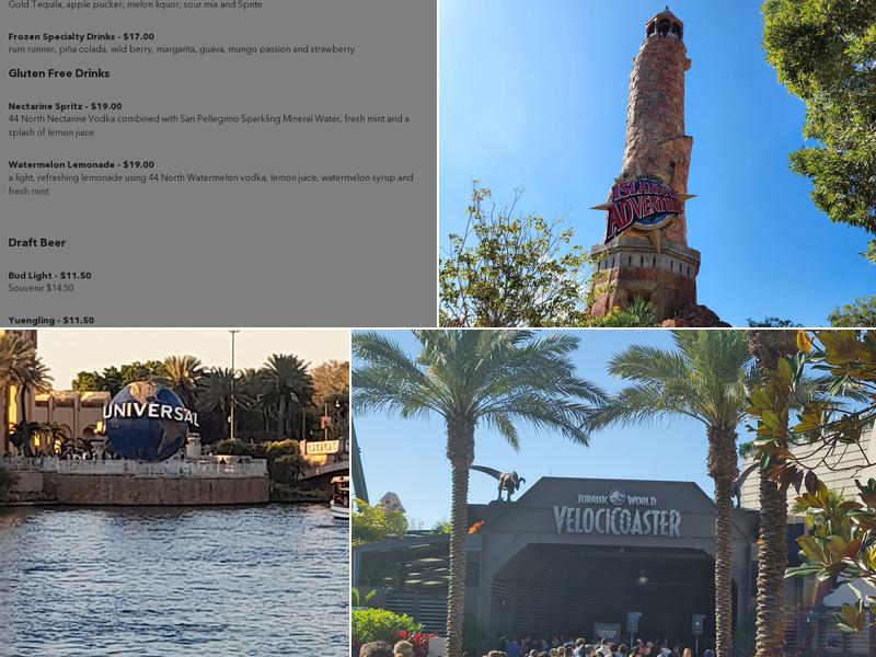 The Watering Hole Menu