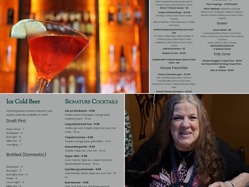 Zebra´s Sports Bar Menu