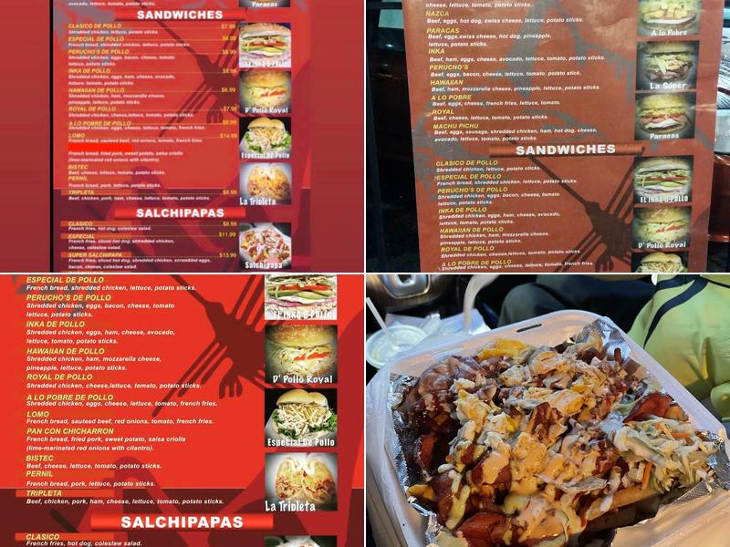 Perucho’s Menu