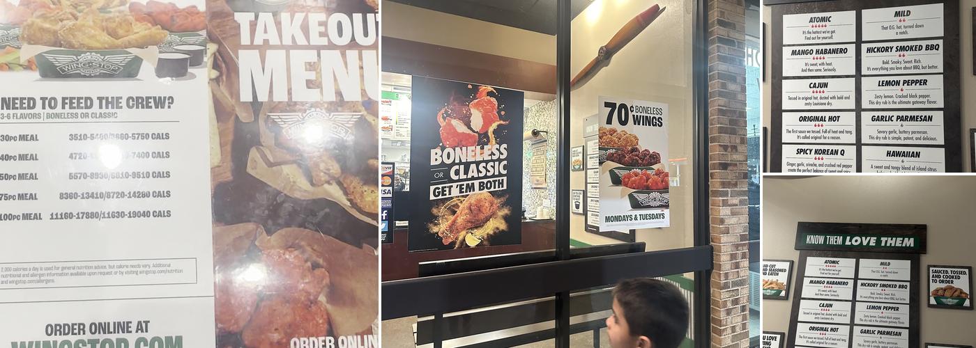 Wingstop Menu