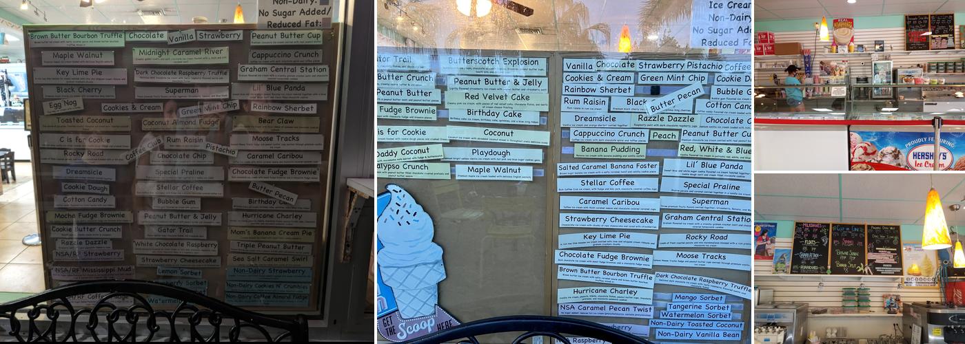 Shark Shack Sweets Menu