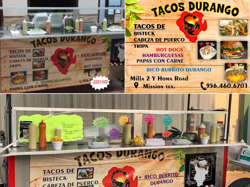 Tacos durango Menu