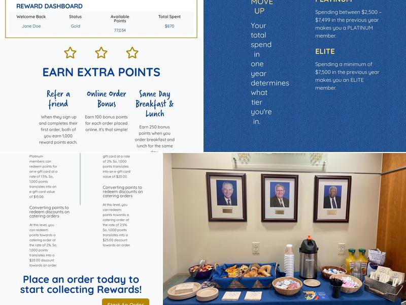 Corporate Caterers Menu