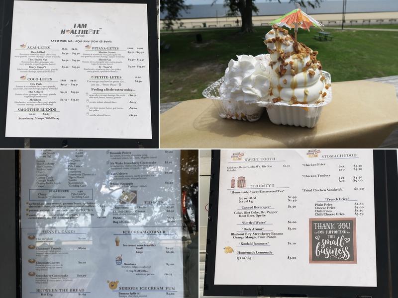 Sno Fro's & I Am Healthlete Menu