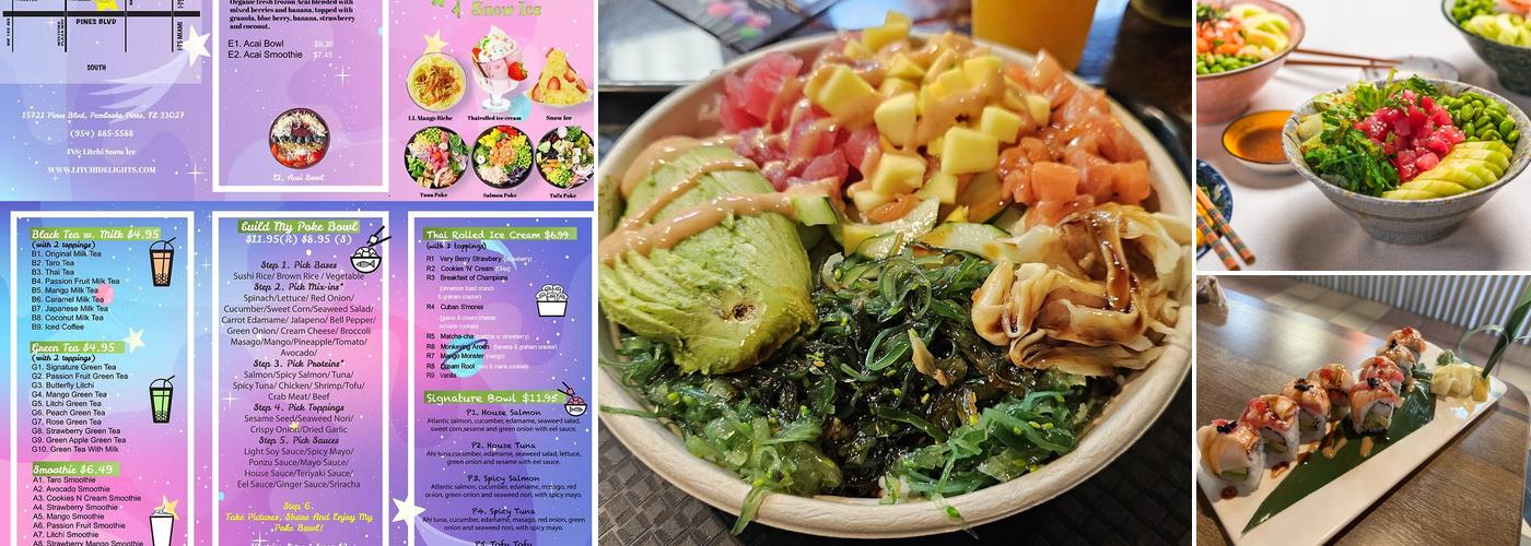 Litchi Delights Menu