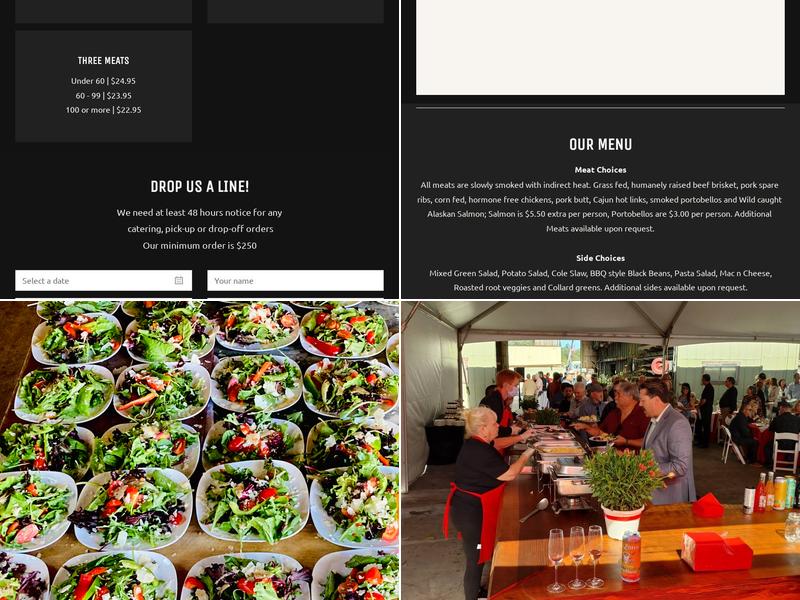 Black Bean BBQ Catering Menu