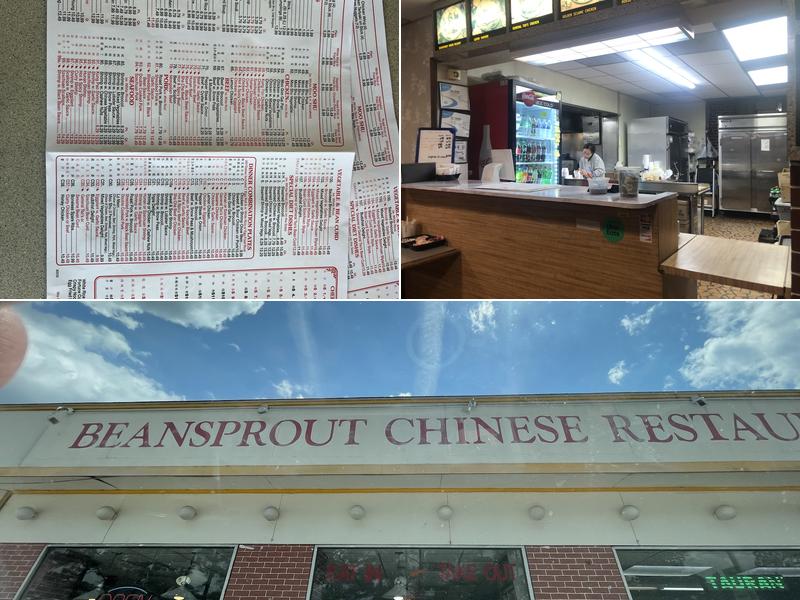 Beansprout Chinese Restaurant Menu