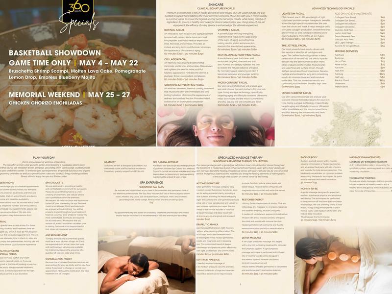 Java Caliente Cathedral City Menu