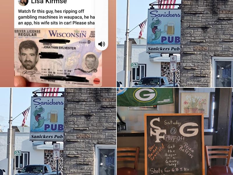 Sanickers Pub 121 E Bannerman Ave, Redgranite