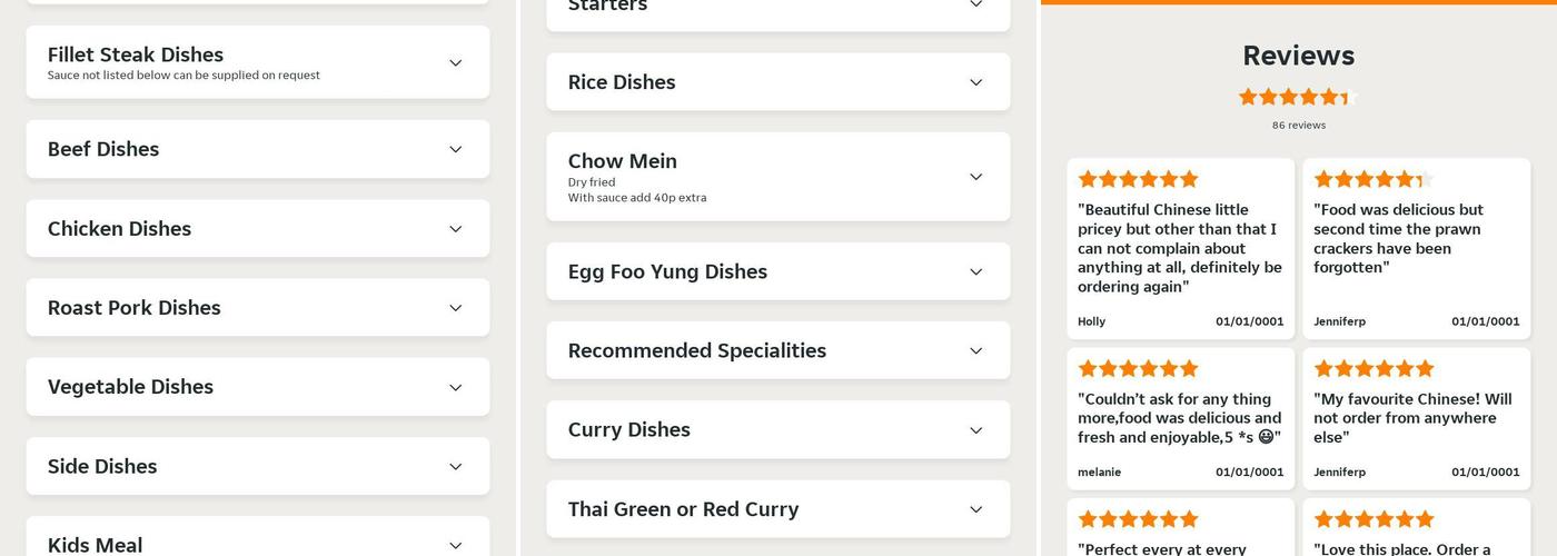 The Original Taste Menu