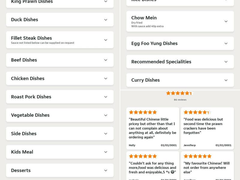 The Original Taste Menu