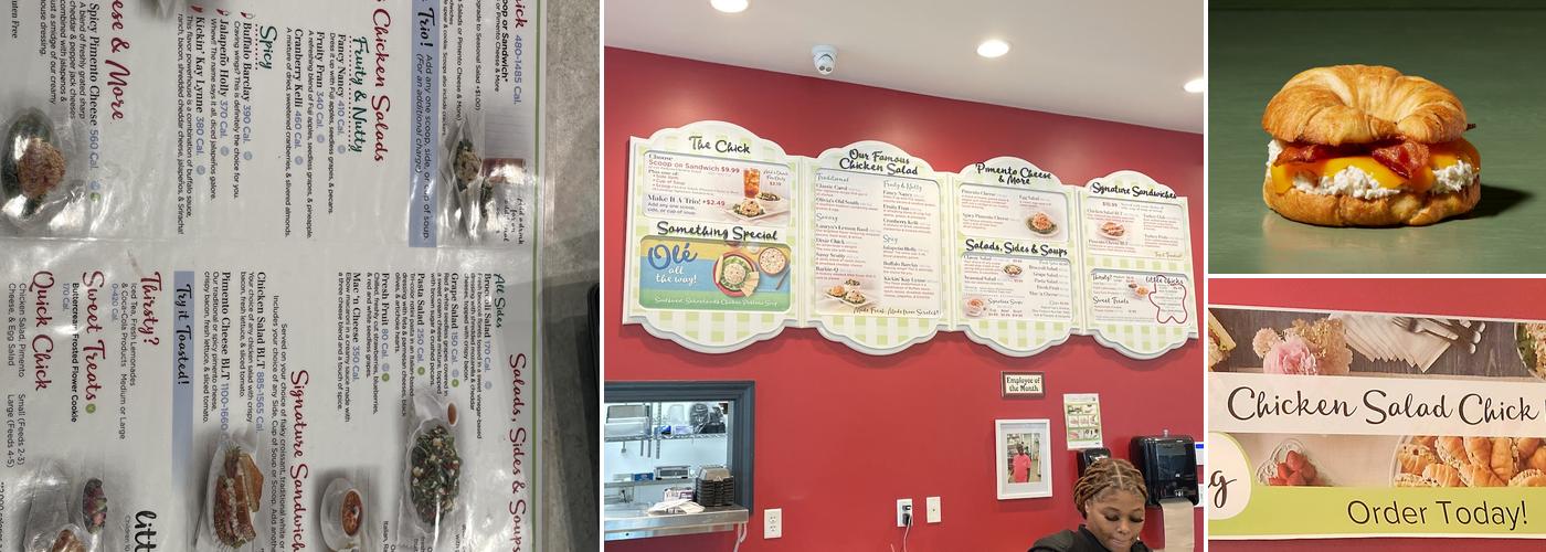 Chicken Salad Chick Menu