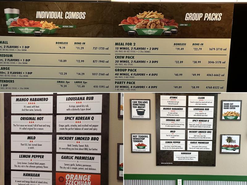 Wingstop Menu